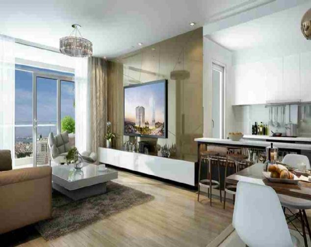 2PN 2 WC DT 60m2, giá 2,25 tỷ tại Vinhomes Green Bay