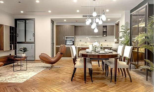 Cho thuê căn hộ 3 ngủ DT 101m2 tòa Summit Building 216 Trần Duy Hưng