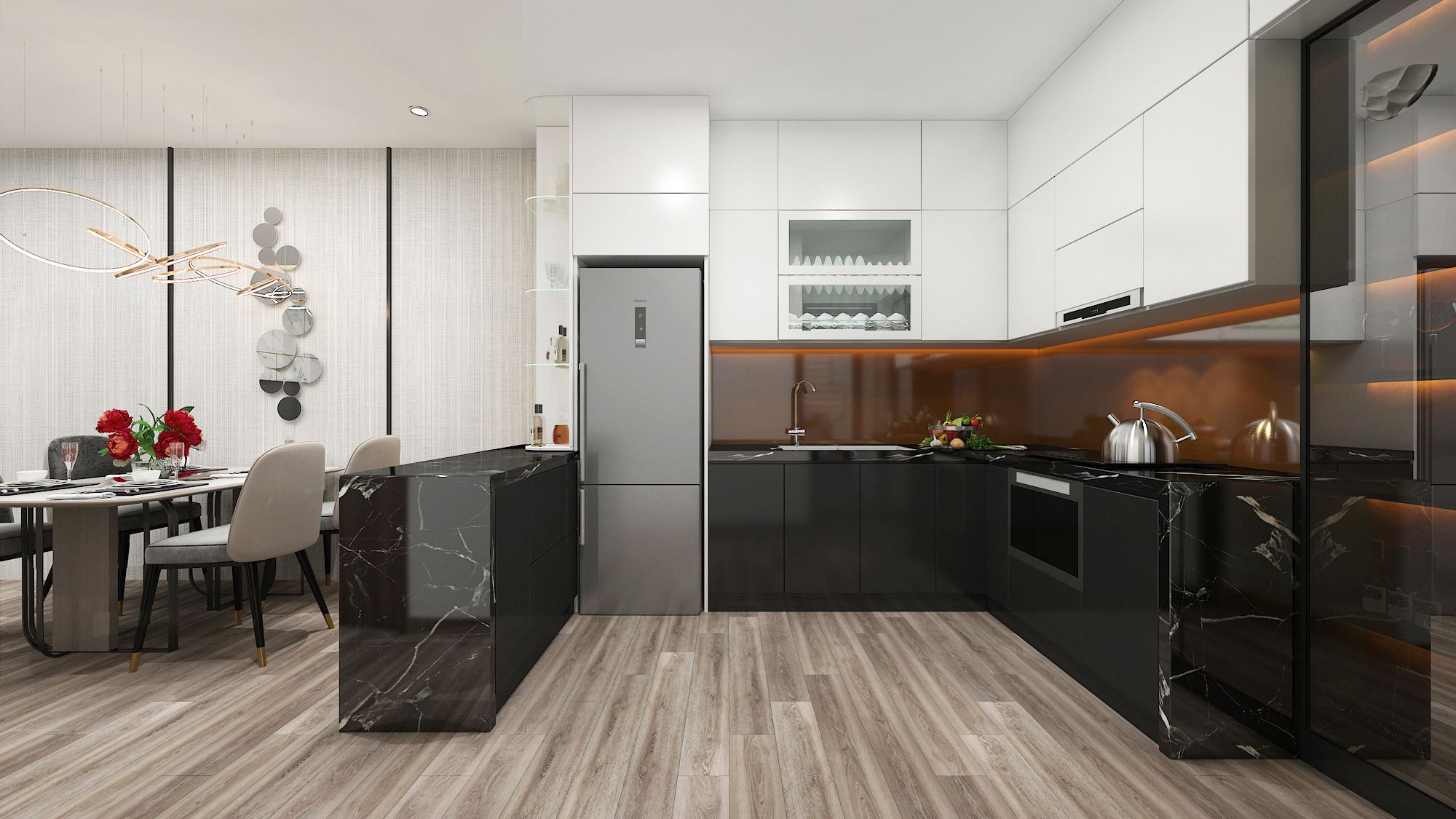 Cho thuê căn hộ 1PN +1, DT 88m2 tầng trung view thoáng tại dự án Harmony Square