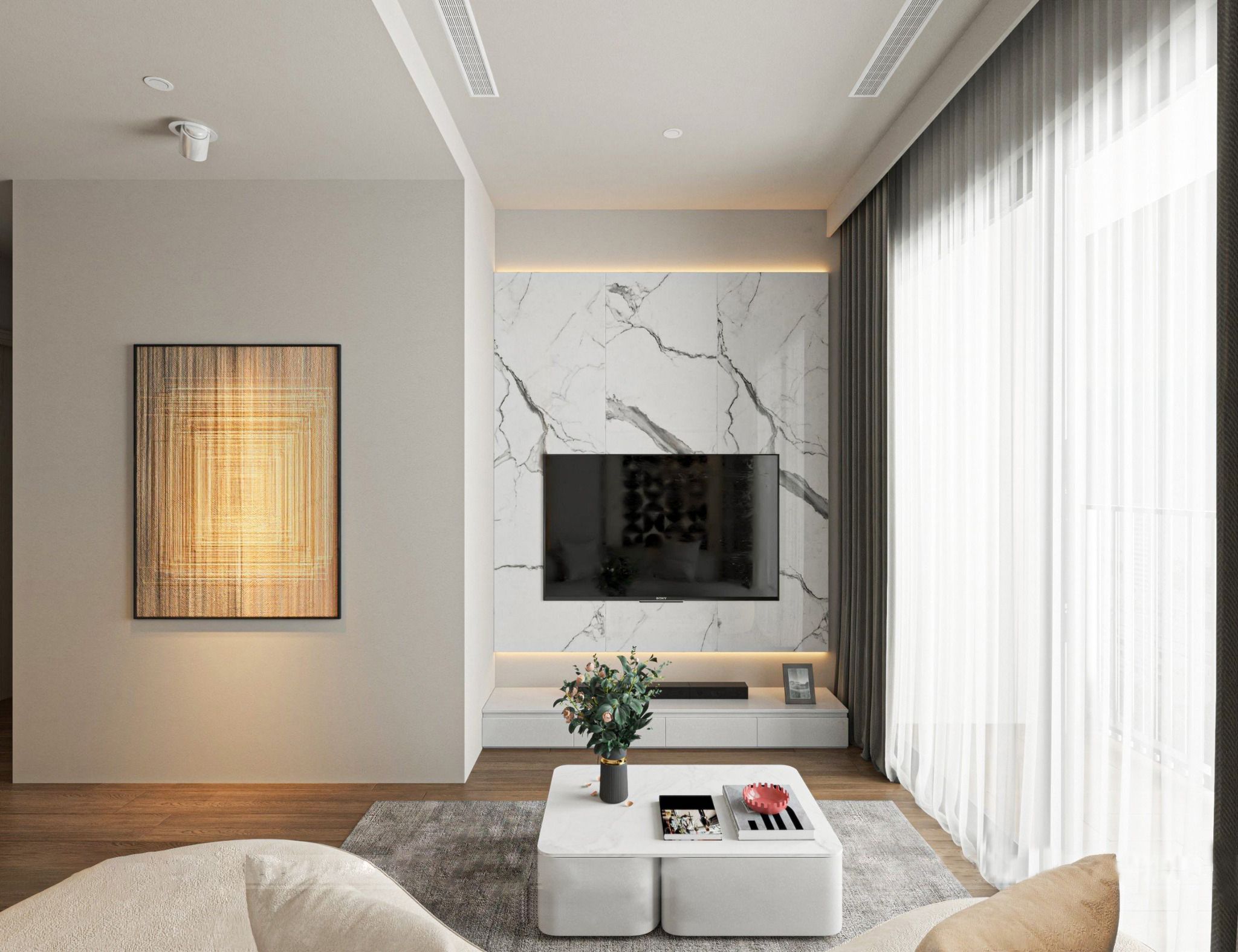 HOT!! Thuê căn hộ chung cư 2 phòng ngủ 87.5m2 hướng Đông Nam, dự án Masterise Lumiere Evergreen