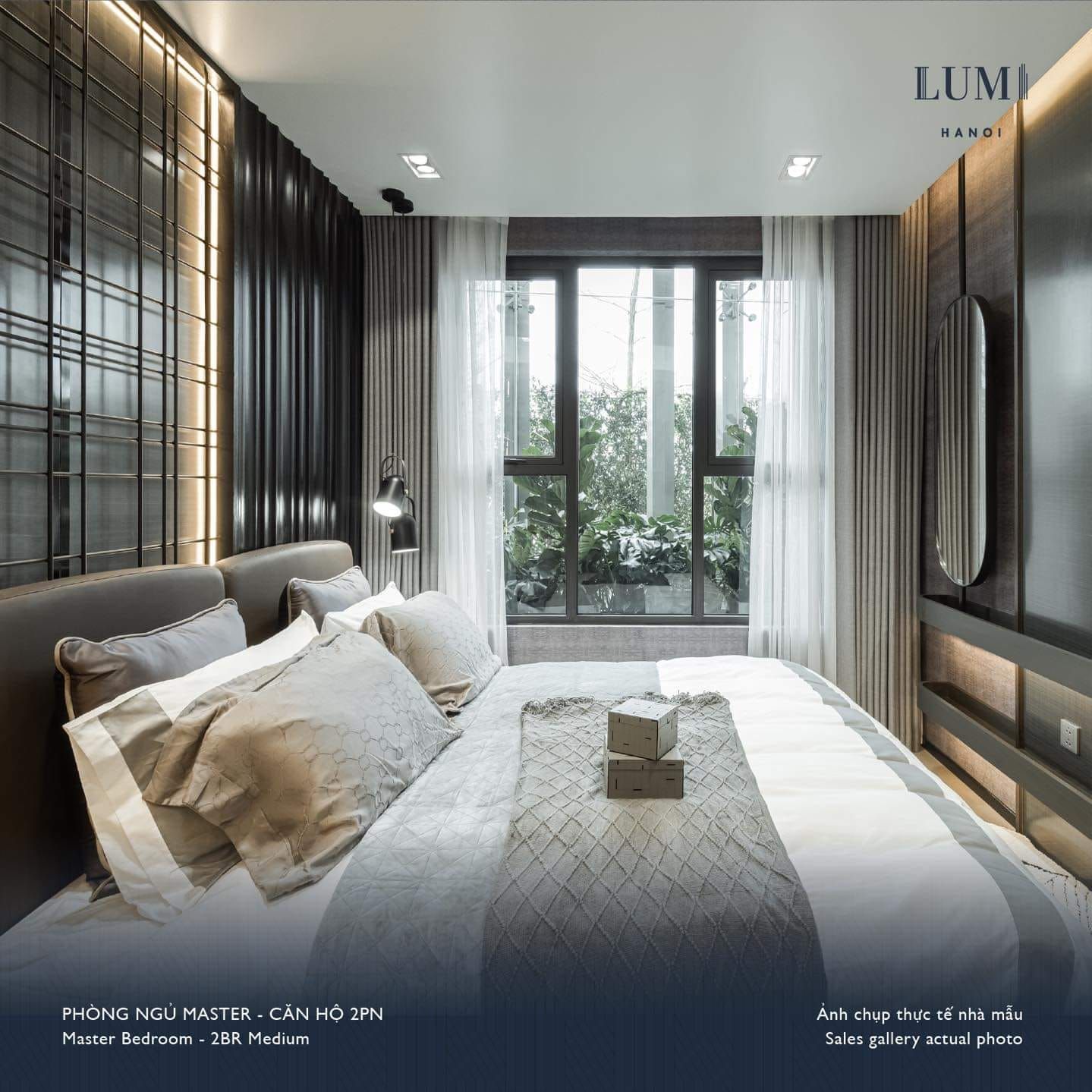 Cần bán căn hộ 2PN hướng Đông Nam tầng thấp hoàn thiện đẹp Lumi Elite - Lumi Hanoi GĐ3