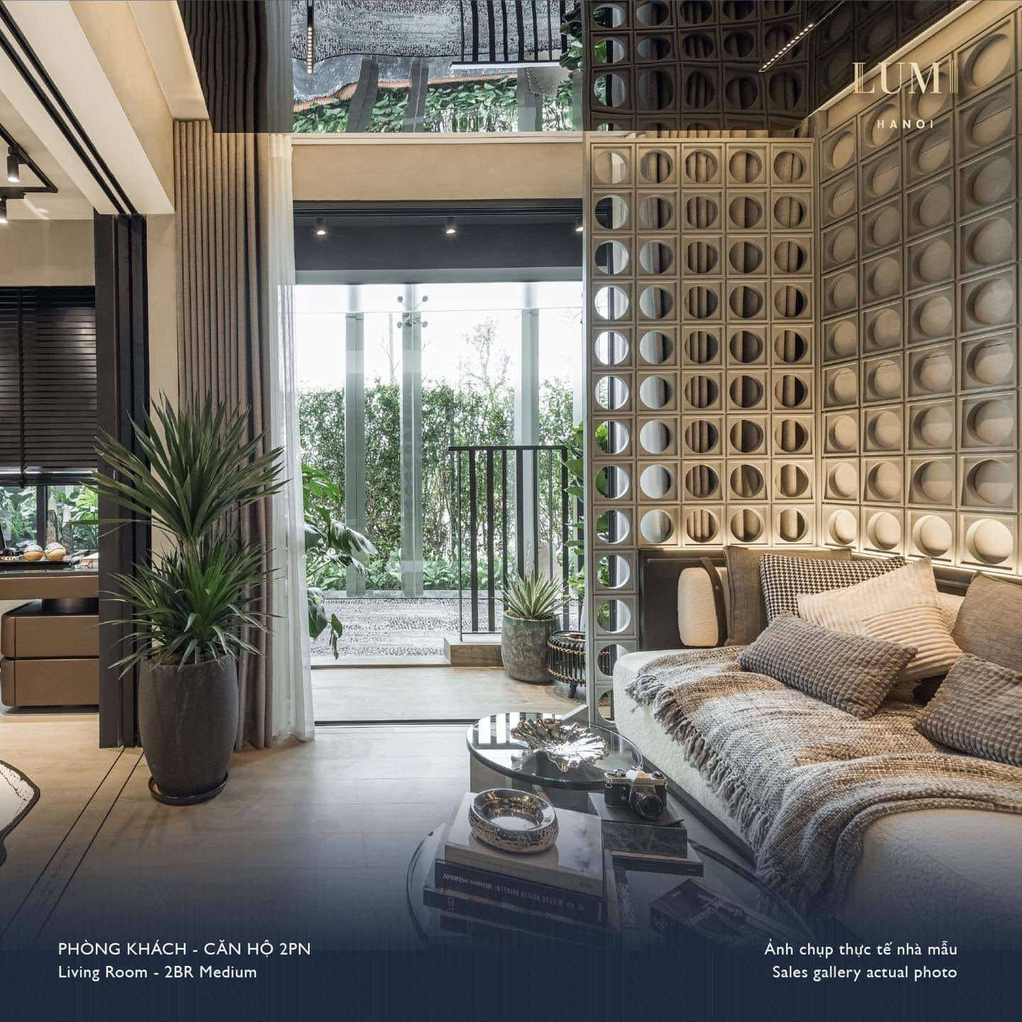 Bán căn hộ 2 phòng ngủ hướng Tây Nam 54m2 view nội khu hoàn thiện đẹp Lumi Elite