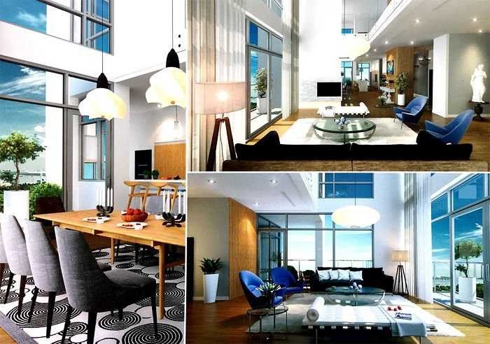 Bán căn hộ 3 PN tại Sun Grand City hướng Đông Nam