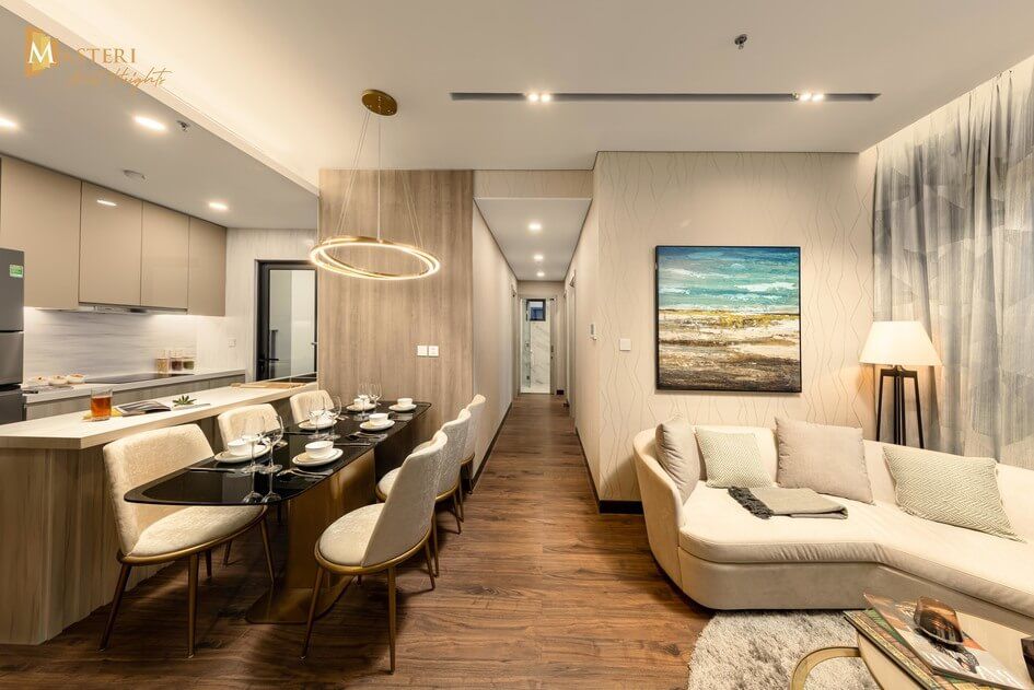 Cần bán căn hộ 3 phòng ngủ tầng cao view đẹp hướng Tây Tứ Trạch tòa D Masteri West Heights Tây Mỗ