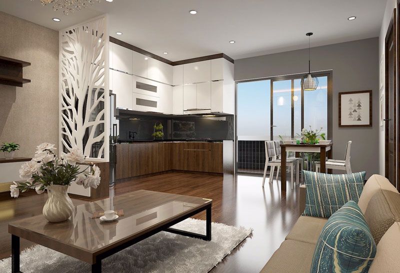 Bán căn 2 phòng ngủ The Ninety Complex hướng Tây Nam DT 62 m2