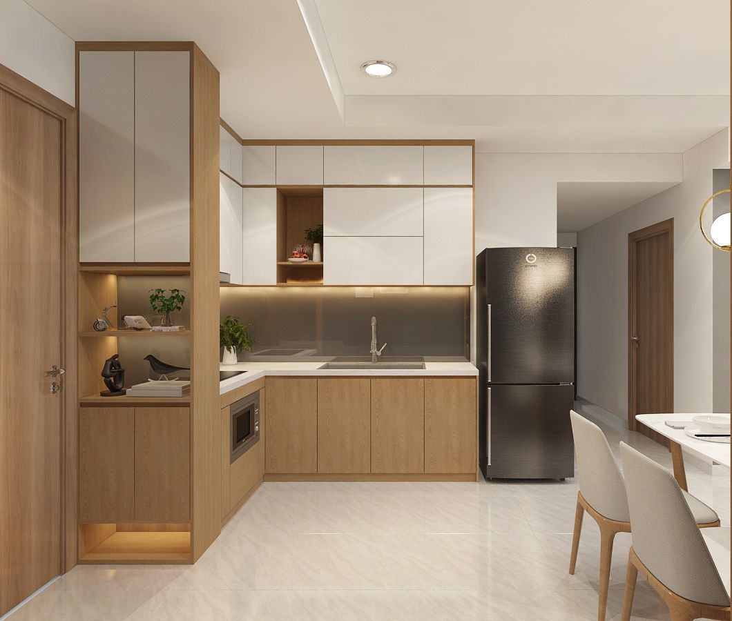 Cần thuê căn hộ 2PN diện tích 63m2, Central Residence Gamuda Yên Sở giá tốt - View hồ bơi nội khu