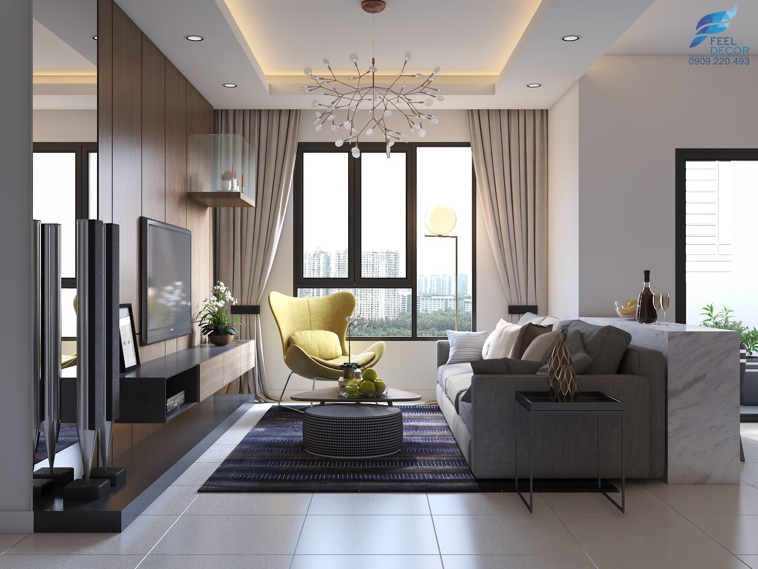 Chủ nhà gửi bán căn hộ 2 phòng ngủ hướng Đông Nam Sudico Nam An Khánh diện tích: 78m2 view sân vườn