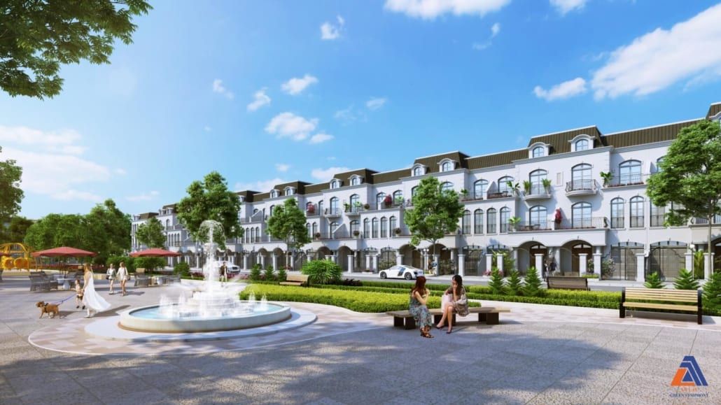 Cần thuê shophouse hướng chính Bắc, full nội thất 120m2 x 3,5 tầng An Lạc Green Symphony