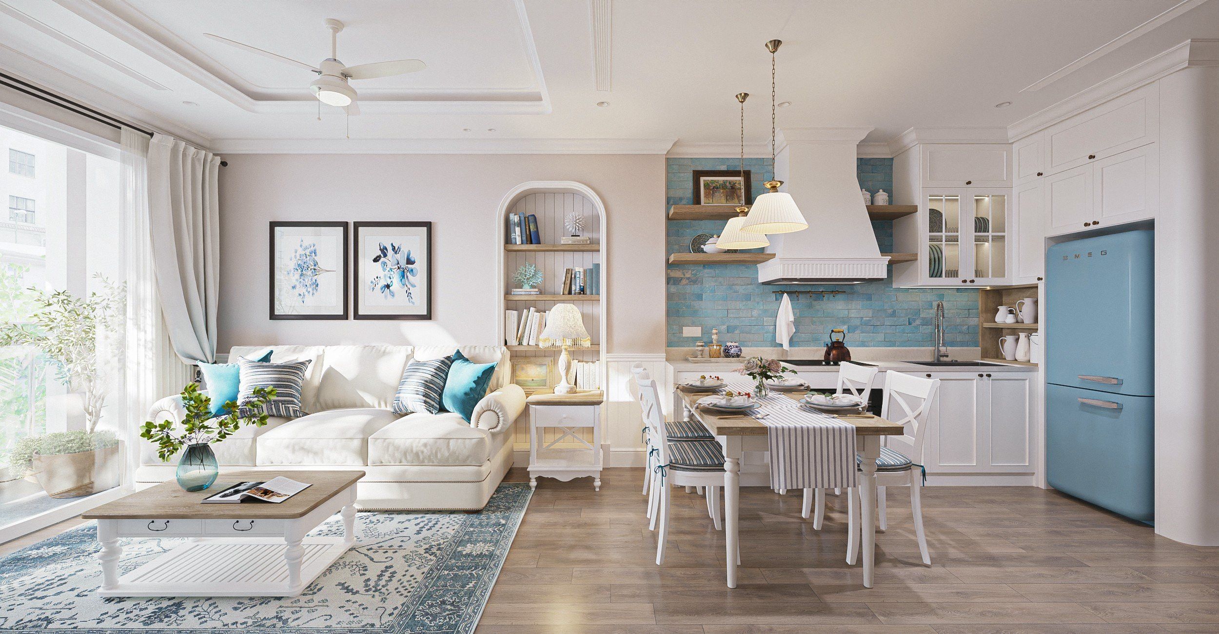 Mua căn hộ tòa L1 diện tích 66m2/2PN+ Đông Tứ Trạch tầng trung bàn giao cao cấp Masteri Lakeside