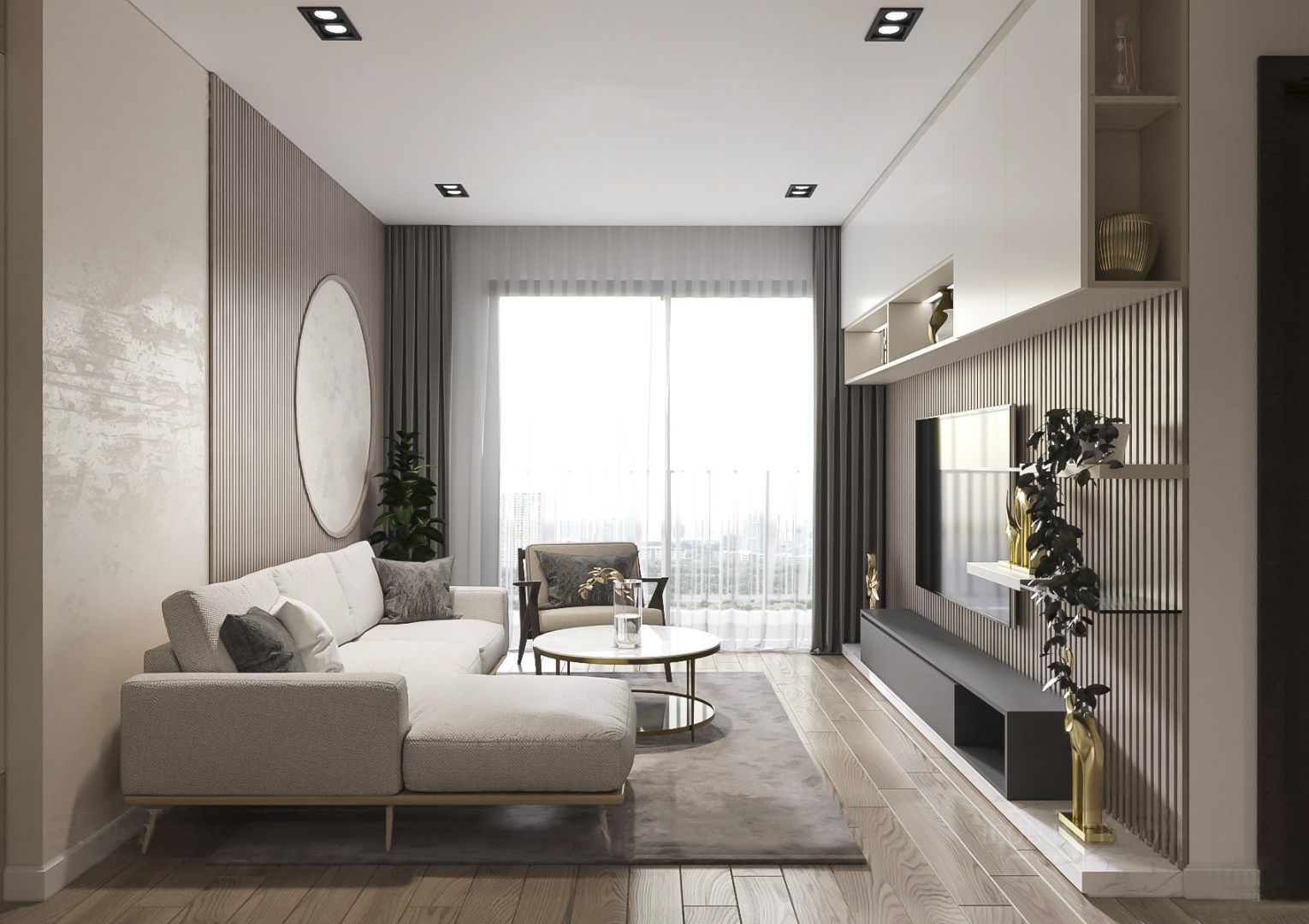 Cần thuê căn góc 3 ngủ 2WC tầng cao view cầu Nhật Tân - Bàn giao cao cấp Noble West Lake Hanoi