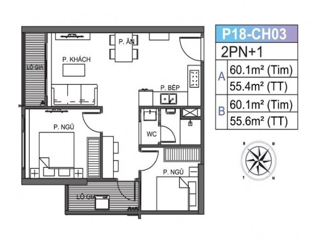 BÁN CĂN HỘ 2 PHÒNG NGỦ VINHOMES OCEAN PARK