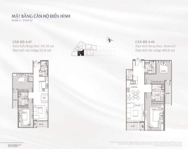 Bán căn hộ A tòa S1 Sun Grand City Thụy Khuê. View đẹp
