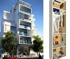 Bán nhà 5 tầng đường Lạc Long Quân, quận Tây Hồ, Hà Nội