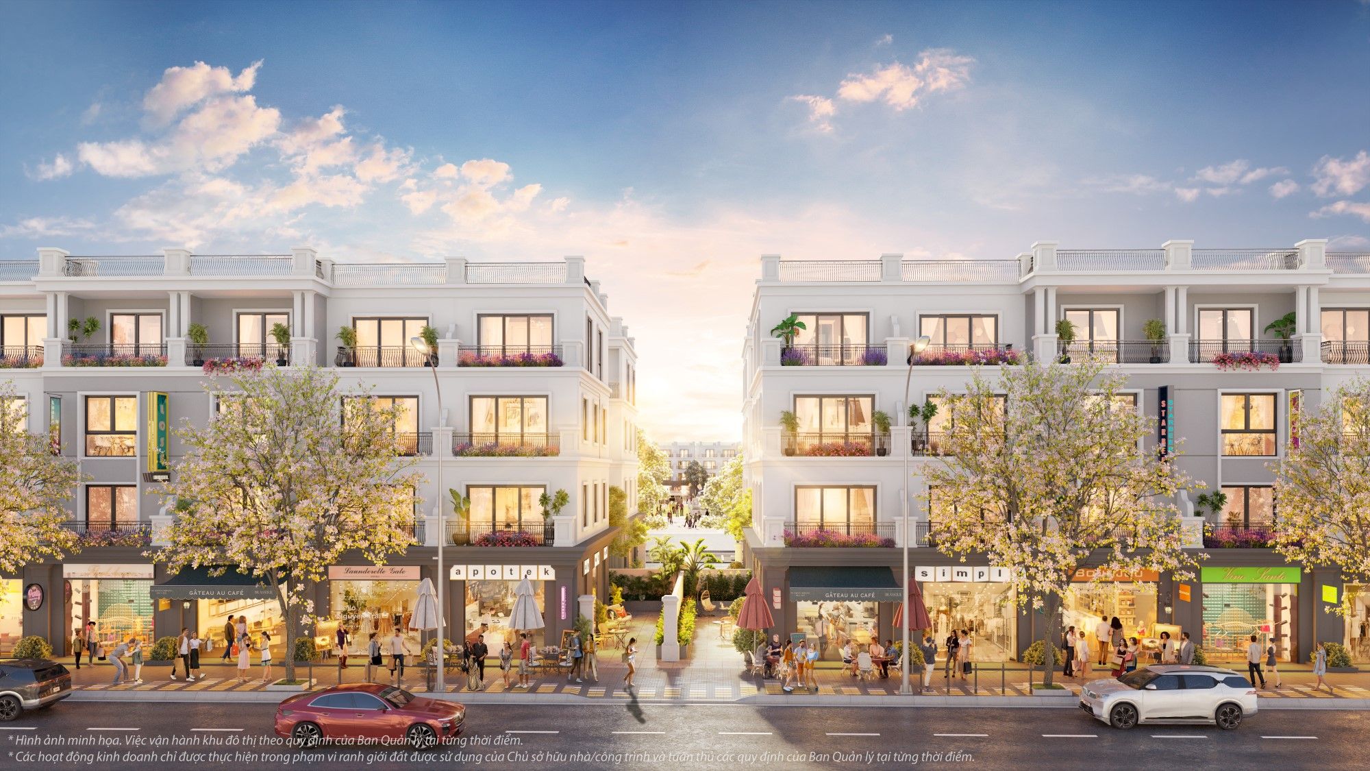 Cần thuê nhà phố shophouse diện tích 108m2/2 đủ đồ South Centric Masterise Homes Thùy Nguyên