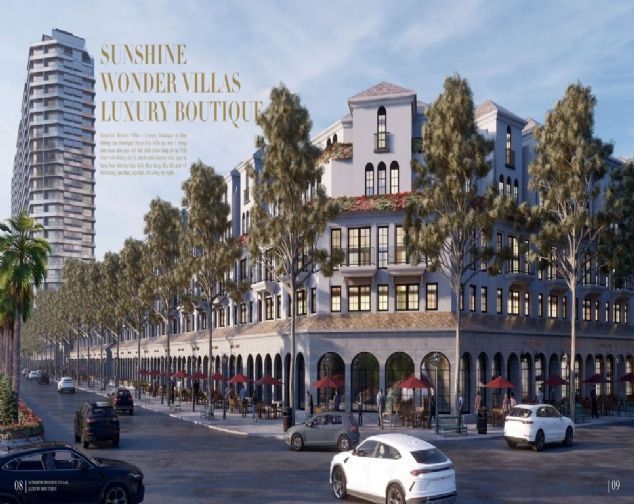 Bán shophouse Sunshine Wonder Villas Tây Hồ, gồm 8 lô góc đẹp