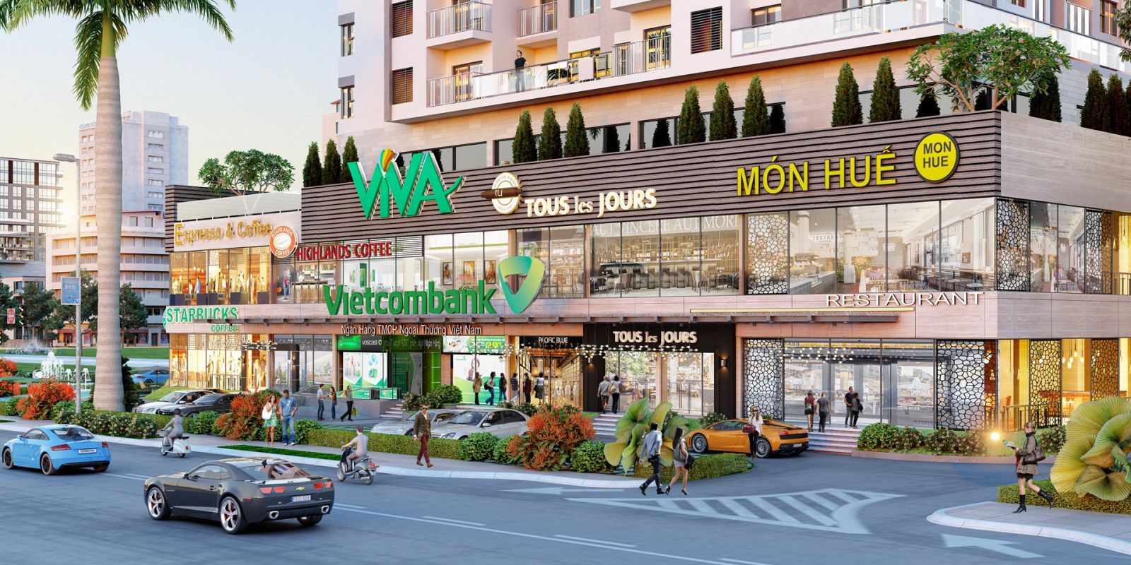 Cho thuê nhà phố shophouse DT 145m2 đẹp nhất dự án Summit Building