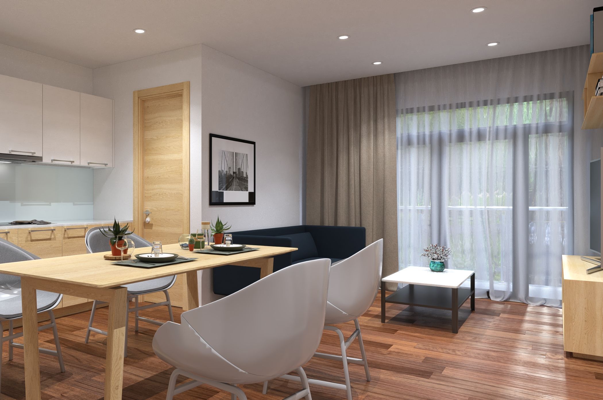 [VIP] Bán căn hộ 3 phòng ngủ Đông Tứ Trạch tầng cao ban công view liền kề Masteri Grand Avenue
