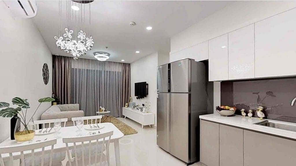 Bán căn hộ chung cư 1 phòng ngủ hướng Đông Tứ Trạch, hoàn thiện đẹp The Beverly Vinhomes Ocean Park