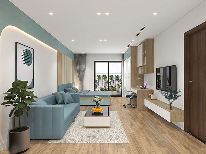 Cần bán căn góc 3 phòng ngủ hướng Tây tầng cao view biệt thự Rose Valley Mê Linh nội thất cao cấp
