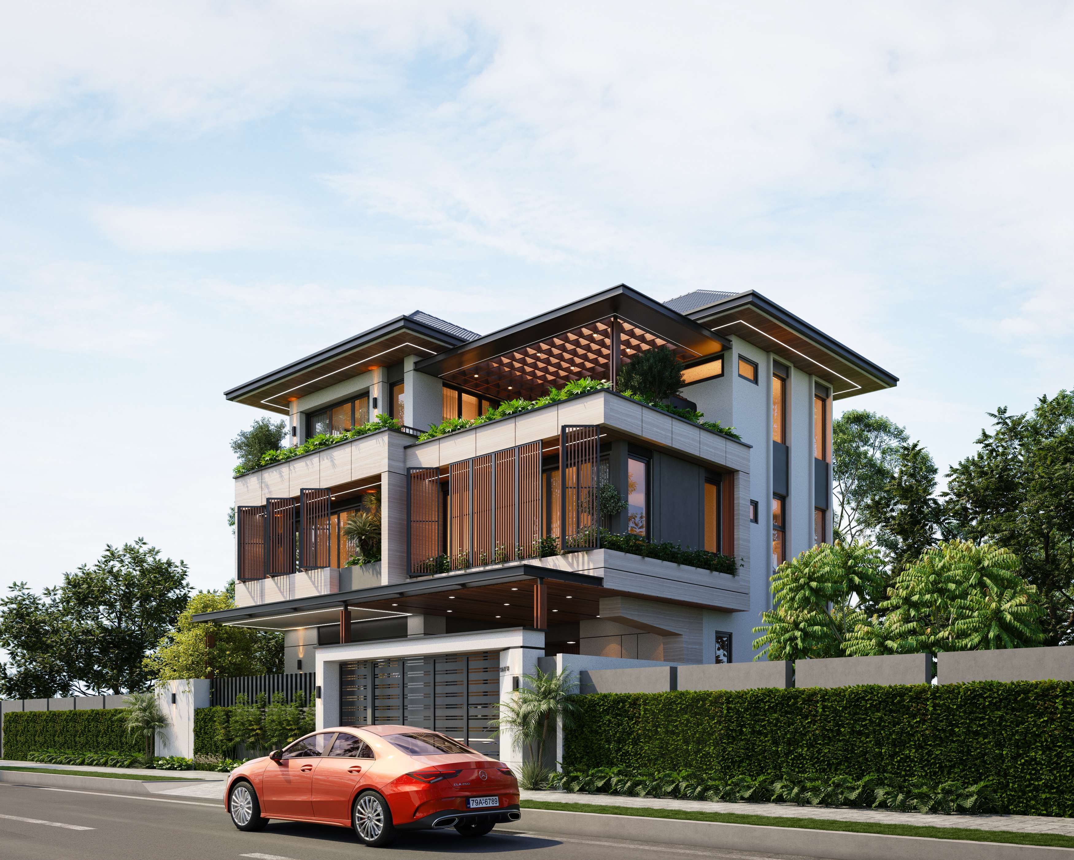 Bán biệt thự song lập hướng Nam gần công viên có sân vườn giá VIP Vinhomes Green City Long An