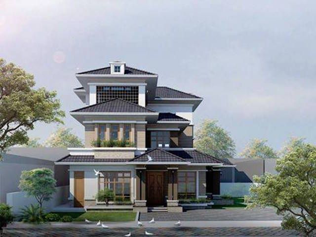 Cho thuê biệt thự KĐT Chi Đông Mê Linh hoàn thiện mặt ngoài, xây thô bên trong view nội khu giá VIP