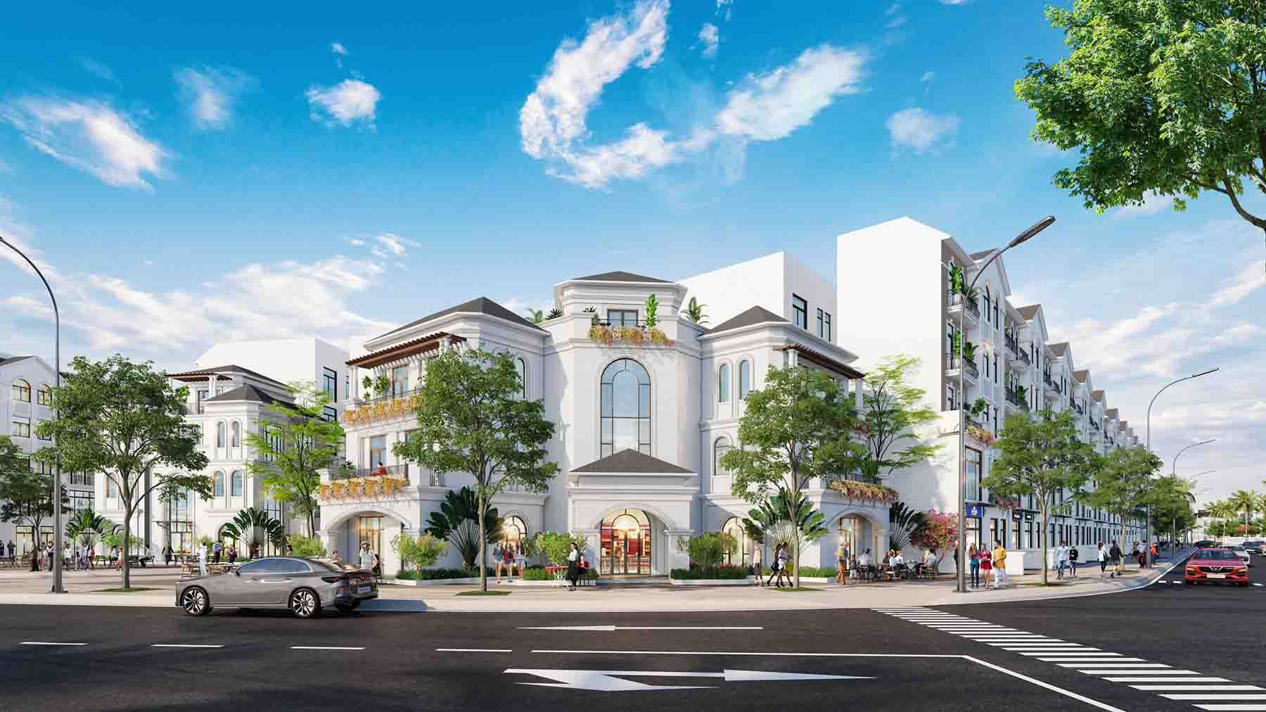 Cho thuê biệt thự sân vườn Mê Linh New City hoàn thiện sang trọng gần công viên giá tốt xây 3 tầng