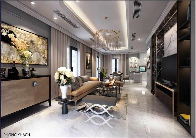 Bán shophouse mặt đường đôi, diện tích 90m2 hướng chính Nam An Lạc Green Symphony giá tốt