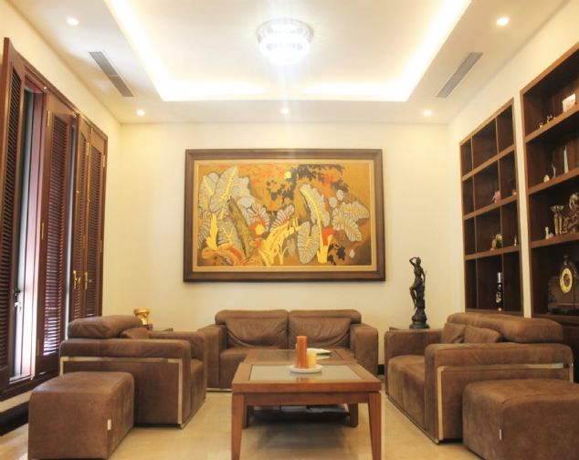 Cho thuê biệt thự đơn lập 380m2, full đồ - Tiểu khu Bằng Lăng Vinhomes Riverside, Long Biên