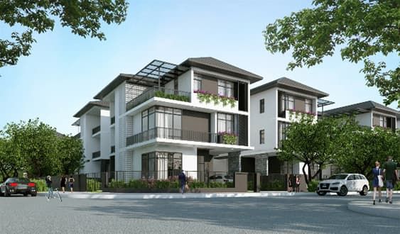 Bán biệt thự đơn lập hướng Tây Hado Charm Villas , view hồ thoáng đãng, DT: 98m2