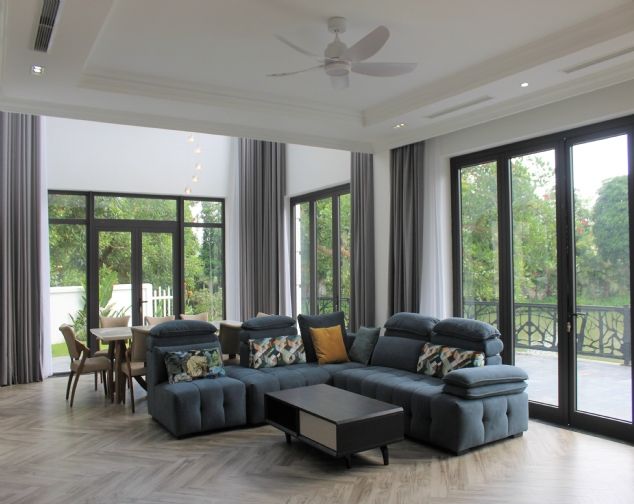 Biệt thự đơn lập mới hoàn thiện có thang máy cho thuê tại Vinhomes Riverside