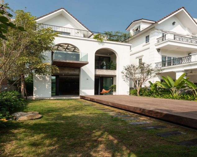 Biệt thự Đơn Lập tại Vinhomes Riverside, Long Biên mới hoàn thiện đẹp, đầy đủ nội thất cao cấp