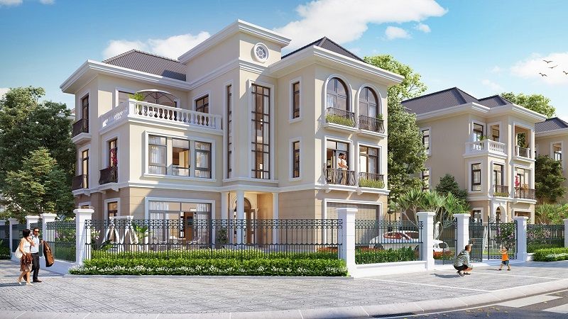 Bán căn góc biệt thự đơn lập chính Nam bể bơi riêng gần trung tâm The Metropolitan Bắc Giang