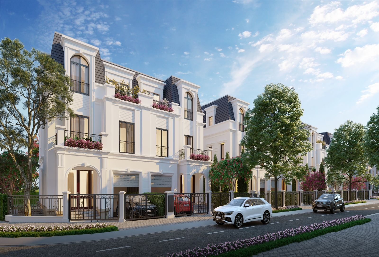 Bán biệt thự căn góc đơn lập hướng Tây Nam 300m2 x 3 tầng bàn giao nguyên bản Hinode Royal Park