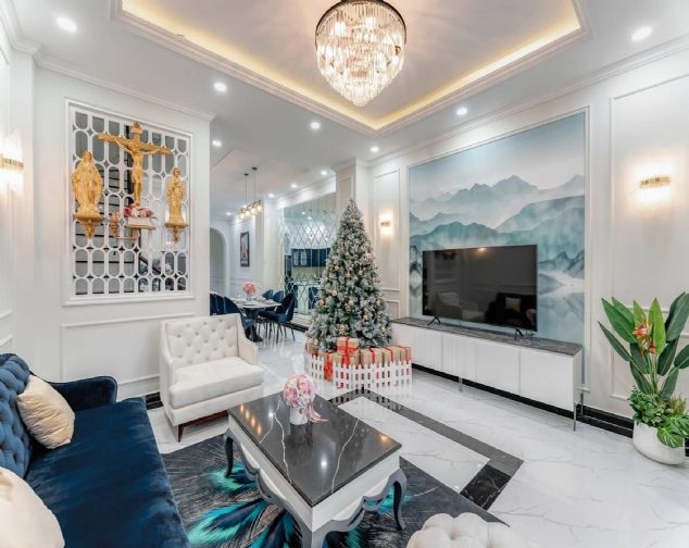 Biệt thự liền kề hoàn thiện cho thuê giá rẻ tại Khu Đô Thị Vinhomes The Harmony, Long Biên