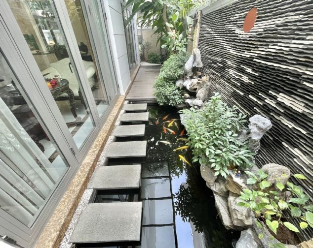 Biệt thự song lập KĐT Vinhomes The Harmony, Long Biên, hoàn thiện đẹp, cho thuê giá ưu đãi
