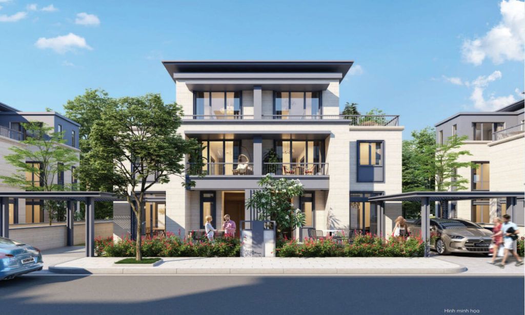 Cho thuê biệt thự song lập mặt tiền đẹp tại HUD Mê Linh Central