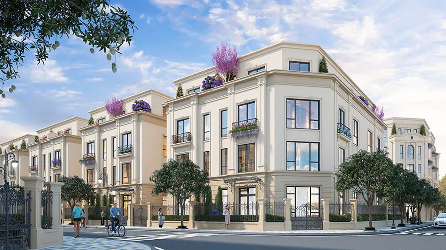 Bán biệt thự tứ lập phân khu Tinh Hoa DT 127.5m2 Hướng Đông Nam đường HG6 Vinhomes Cổ Loa