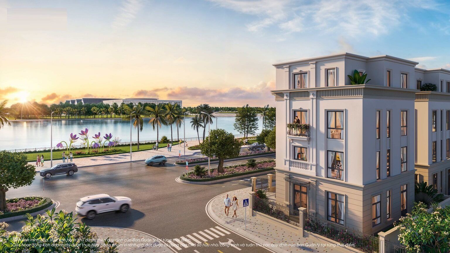 Bán biệt thự đơn lập Đông Nam đường Đại Lộ Bình Minh DT 22.5m2 hoàn thiện ngoài Vinhomes Dương Kinh