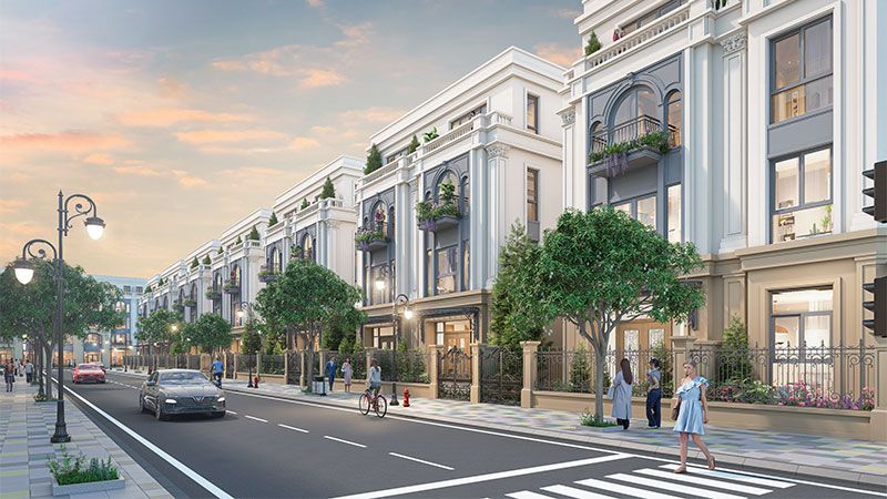 Bán nhà phố shophouse Mặt Trời DT 105m2 vừa ở, vừa kinh doanh MT 7m Đông Nam Vinhomes Golden City
