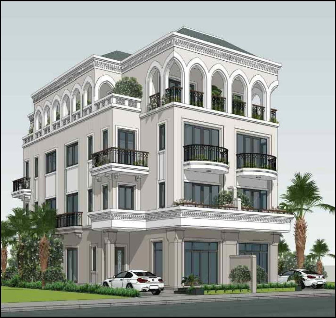 Bán biệt thự đơn lập hướng Bắc The Windsor Collection - DT: 300m2 x 3 tầng 1 tum nhìn hồ điều hòa