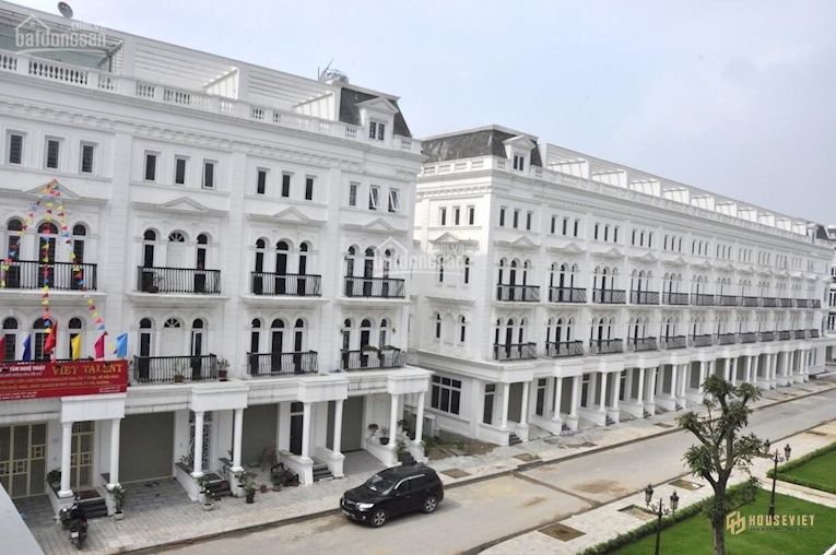 Cho thuê tầng 1 shophouse 96m2 hướng Tây Bắc tại KĐT Louis City Đại Mỗ