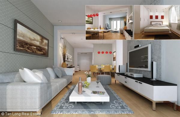 Căn hộ 104m2, 3 phòng ngủ cho thuê tại Mễ Trì, quận Nam Từ Liêm