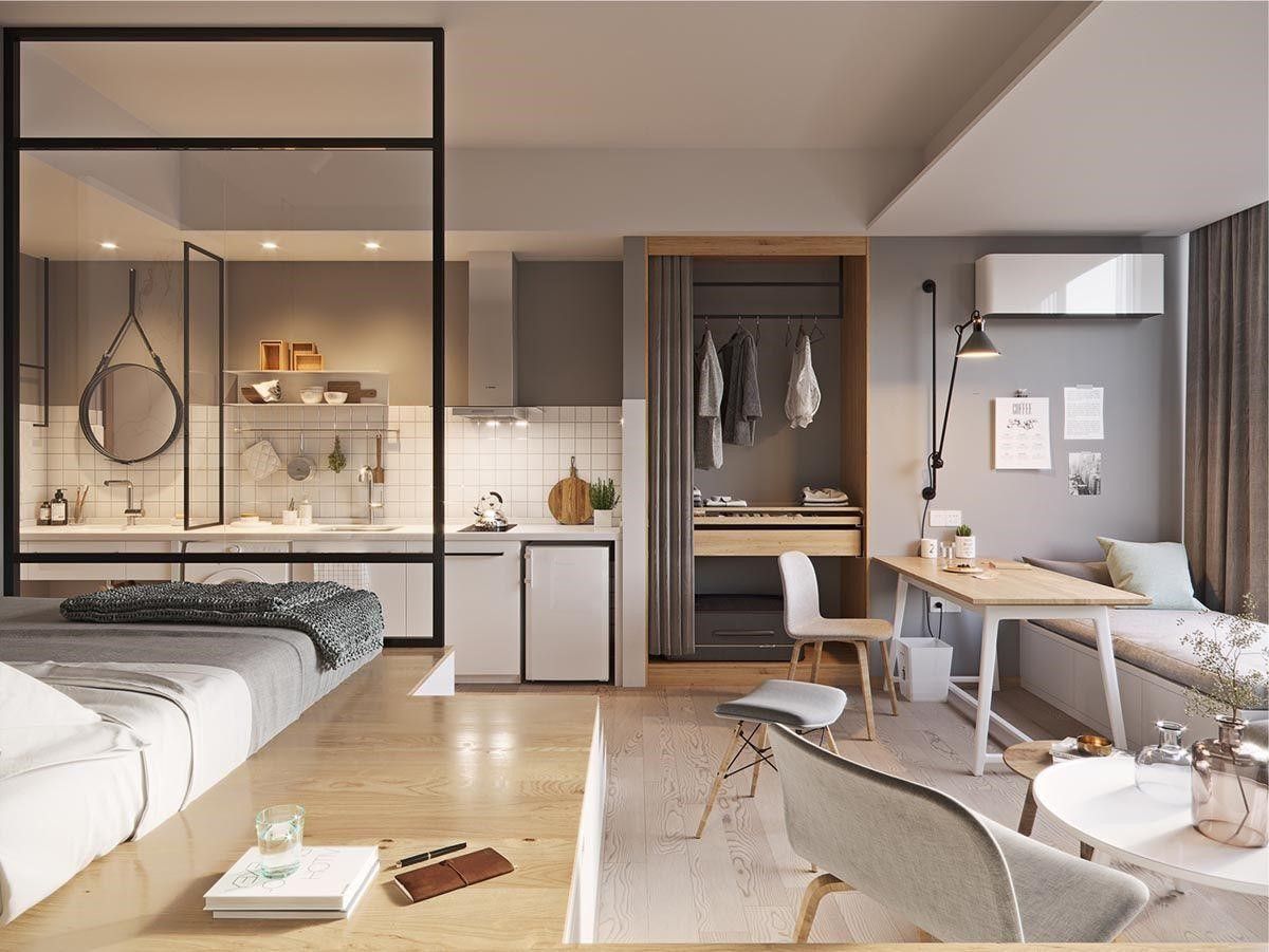 Cho thuê căn hộ studio DT 36m2, đầy đủ công năng, Masterise Lumiere Evergreen