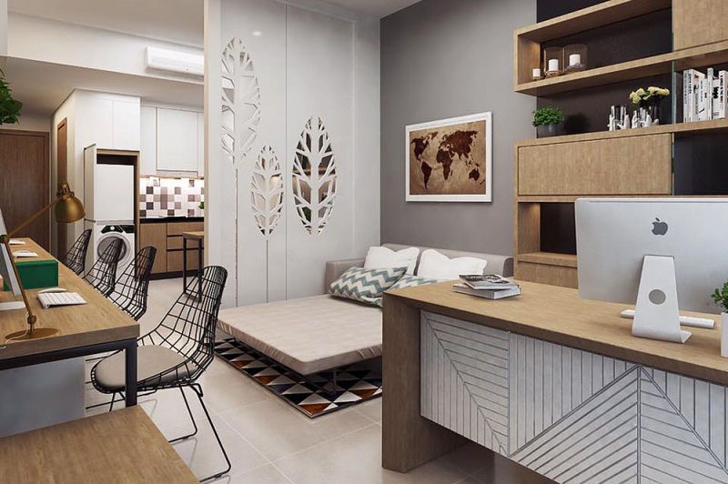 Bán căn hộ 2 phòng ngủ hướng Đông Tứ Trạch cửa sổ view nội khu The Palm Oasis Vinhomes Star City