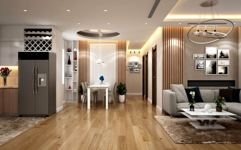 Cho thuê căn hộ 3PN, tầng 26, DT: 150m2, hoàn thiện đẹp mắt