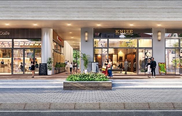 Cần bán căn góc shophouse chân đế mặt kính chạm sàn hướng Bắc kinh doanh tốt The Senique Hanoi
