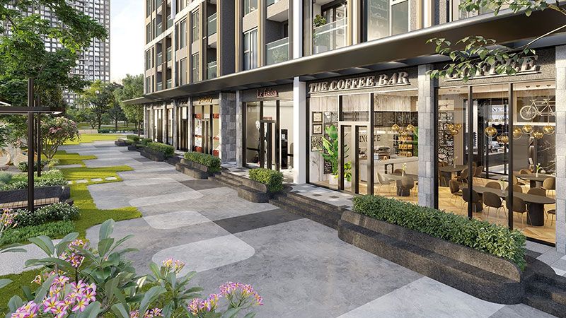 Cho thuê shophouse chân đế mặt tiền 5m kinh doanh thuận lợi Lumiere Ocean Crest Hưng Yên giá tốt