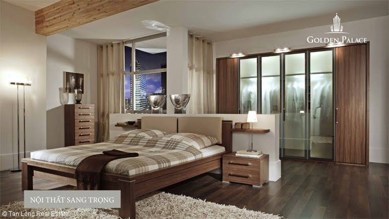 Chính chủ bán căn hộ tòa B, 85.62m2, hướng Tây tại Golden Palace