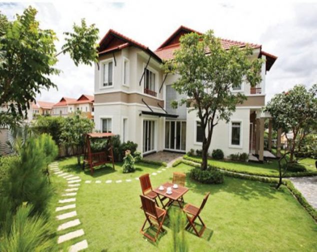 Cần bán gấp biệt thự 272m2x3 tầng, mặt đường đôi Long Việt trong khu biệt thự Quang Minh giá rẻ