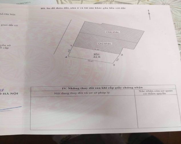 Chính chủ cần bán nhà mặt phố Lạc Long Quân, MT hơn 4.02m2, hướng Tây Bắc